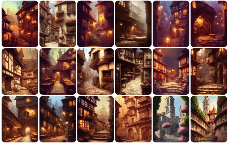 "A collage of Renaissance buildings showcasing classical architectural elements and ornate details."