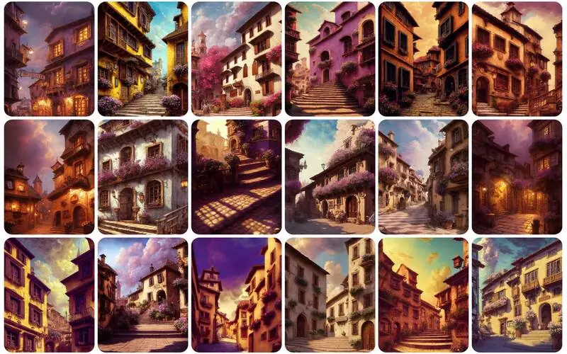 "A collage showcasing various Renaissance-inspired artworks, including religious imagery and mythological figures." - Painting stock images