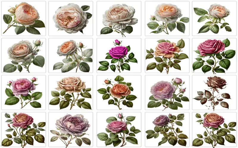 Floral design elements