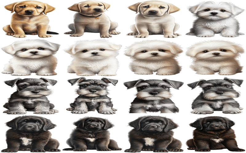 120 PNG Sublimation Puppies T Preview Five