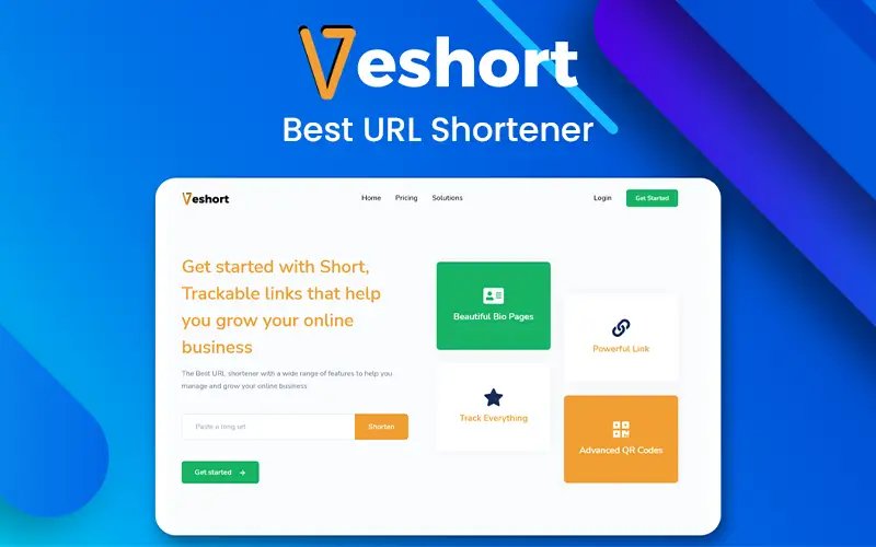 Veshort Best URL Shortener Feature Image Lifetime Deal