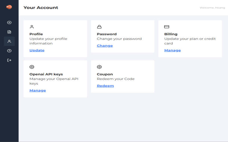 AIPresent - Your Account