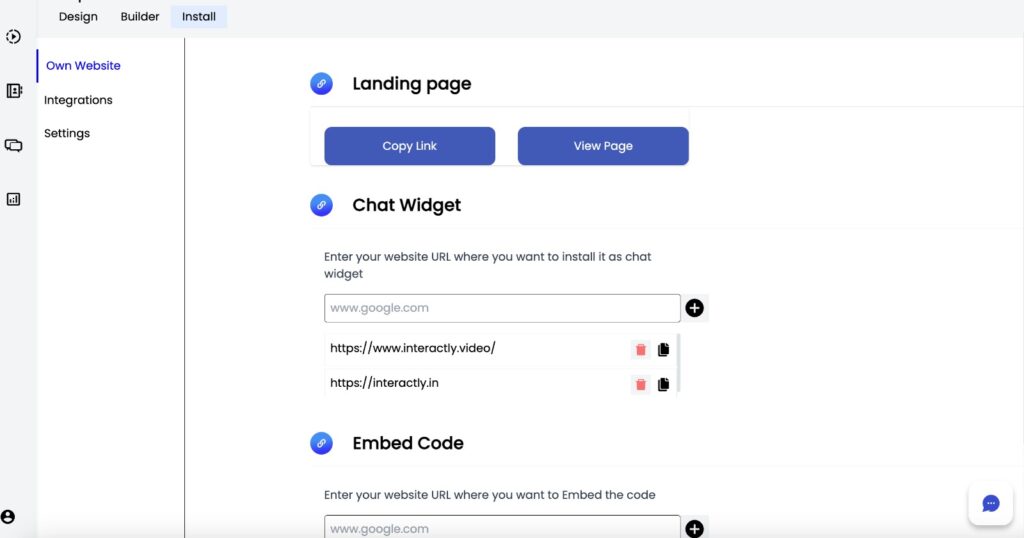 Your Website on Interactly.