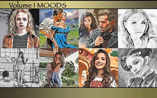 Collage of Mood & Sketch Effects