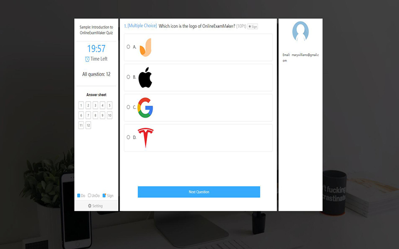 OnlineExamMaker MCQ's
