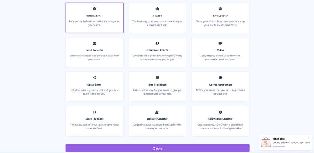 An image displays the notification features of the tool.