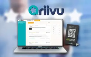 Riivu dashboard on MacBook Pro