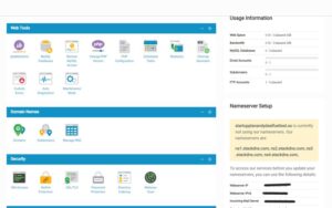 StartHost Web-Tools Panel