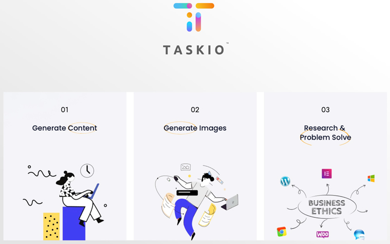 Featues of Taskio - AI Productivity Tool