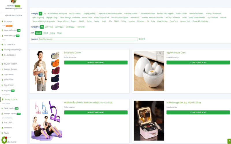 Winning Products Of TikSale - eCommerce Analytics