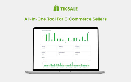 Feature image of Tiksale displaying the dashboard.