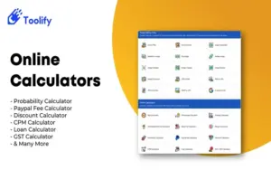 Toolify Online Calculators