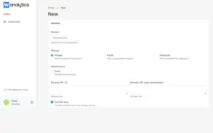 Add domain feature to analyze new websites
