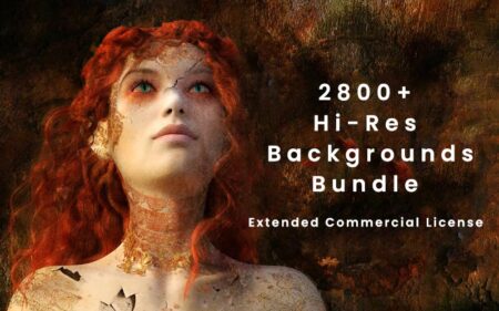 Feature Image for 2800+ Hi-Res backgrounds bundle