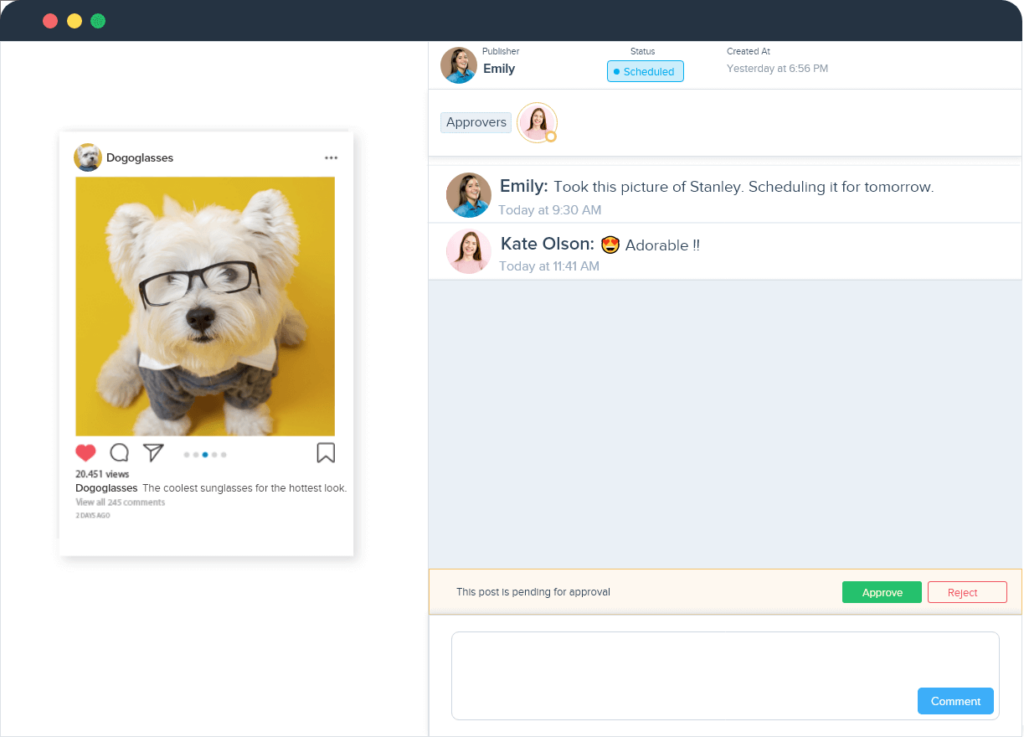 Awesome Social Team Collaboration Feature Preview On Laptop Screen