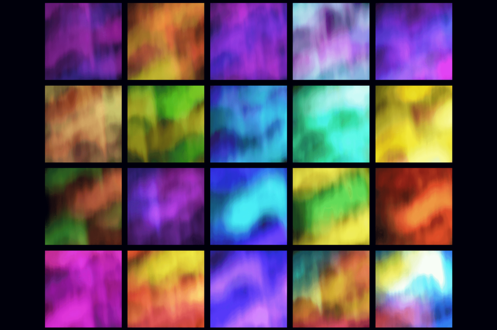 "Vibrant Aurora Lights in Blurred Background"