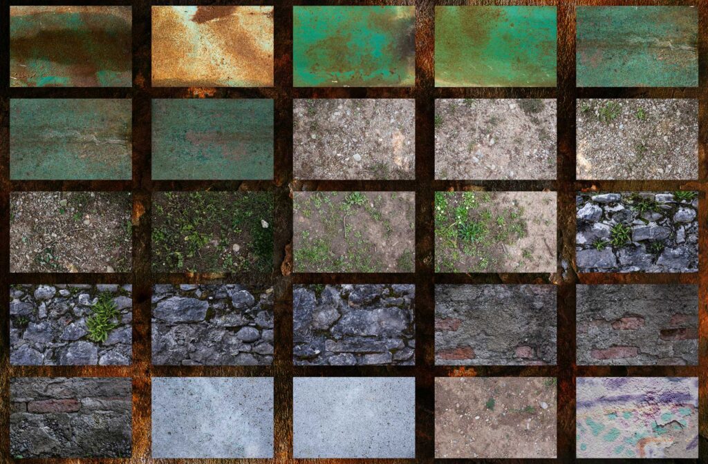 Intriguing Cracks Backgrounds for Visual Impact