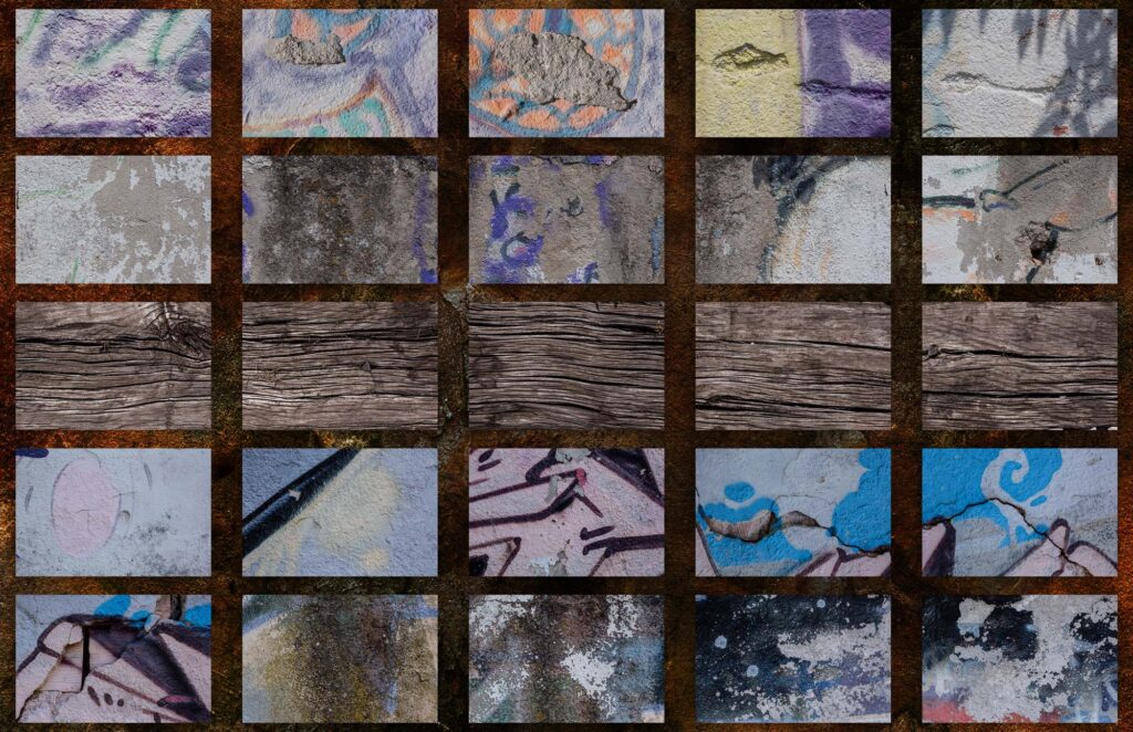 Diverse Collection of Cracks Textures for Creative Works