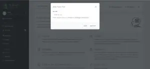 Dijibots bot creation - wordpress website cloner showcasing site url section for which the bot is being created