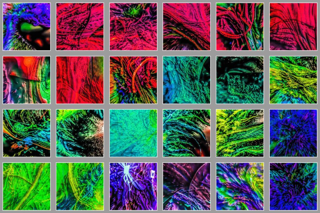 Artistic Displaced Backgrounds with Unique Visual Effects