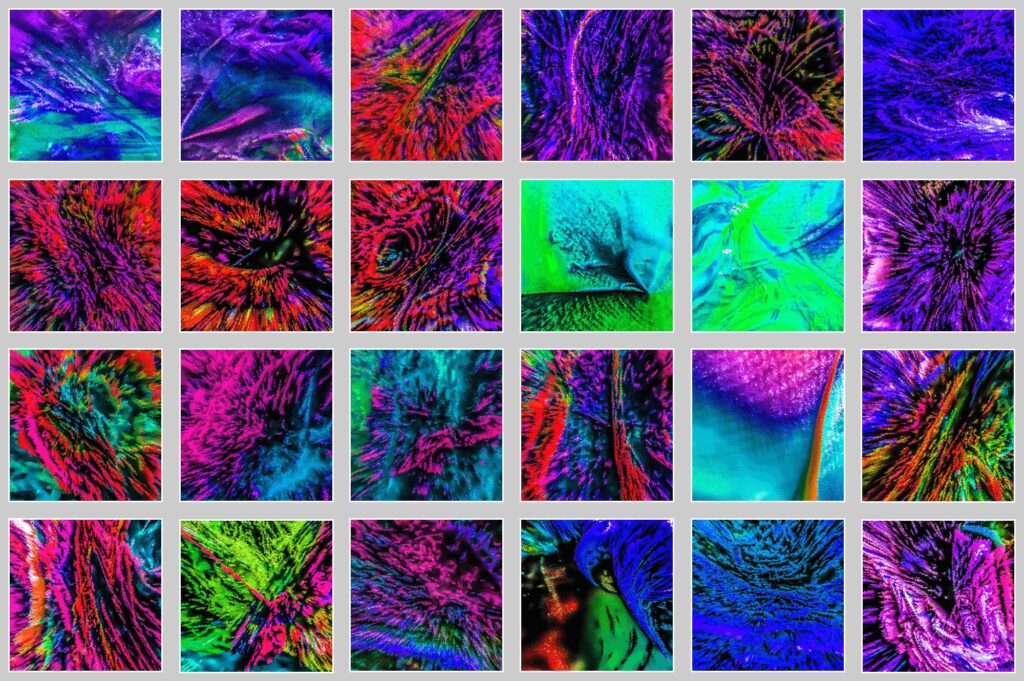 Eye-catching Displaced Patterns for Creative Projects