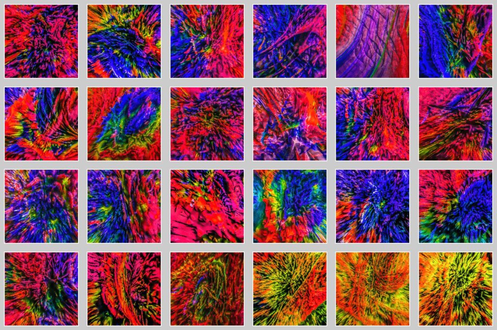 Dynamic Displaced Textures for Design and Artwork