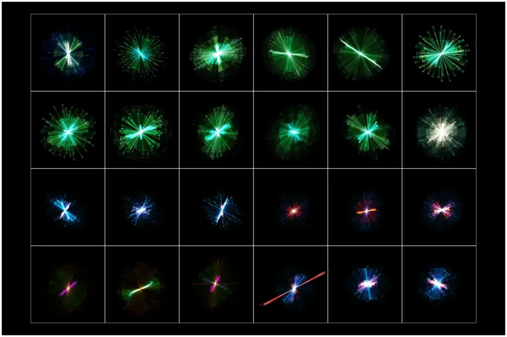 A captivating image showcasing an explosion of energy and motion