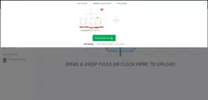 FileStreams - Lifetime cloud storage files upload option displaying drag and drop option and file upload size limit