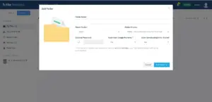 FileStreams Create folder option to categorize files into individual folders