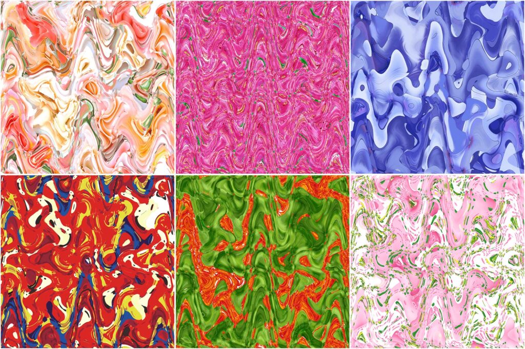 Abstract Glass Textures in Captivating Designs