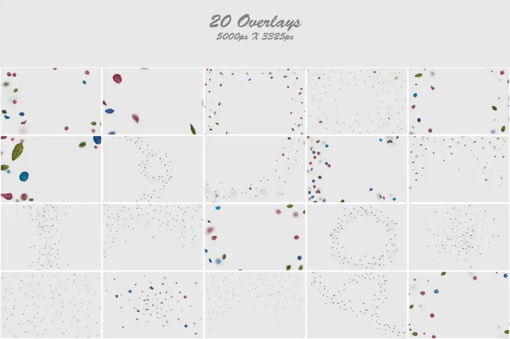 Expressive and unique blue leaf artwork