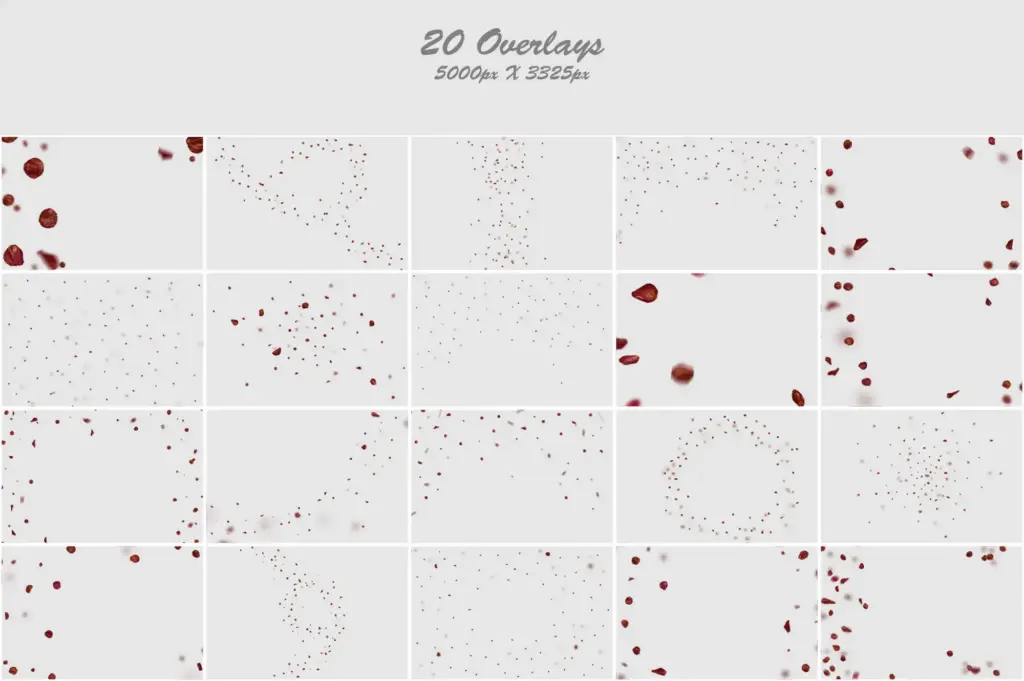 Abstract dark red leaves pattern