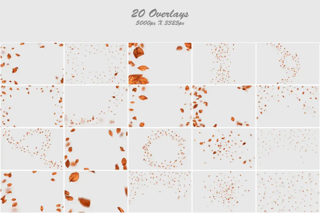 Gorgeous golden copper leaves adorned with glimmering accents