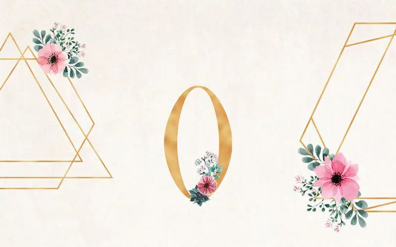 Floral numbers preview