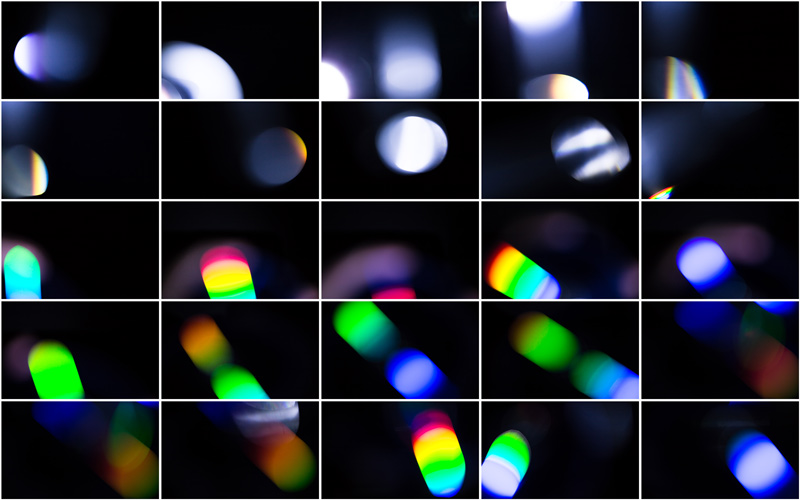 Dramatic light leaks casting a captivating glow on the scene