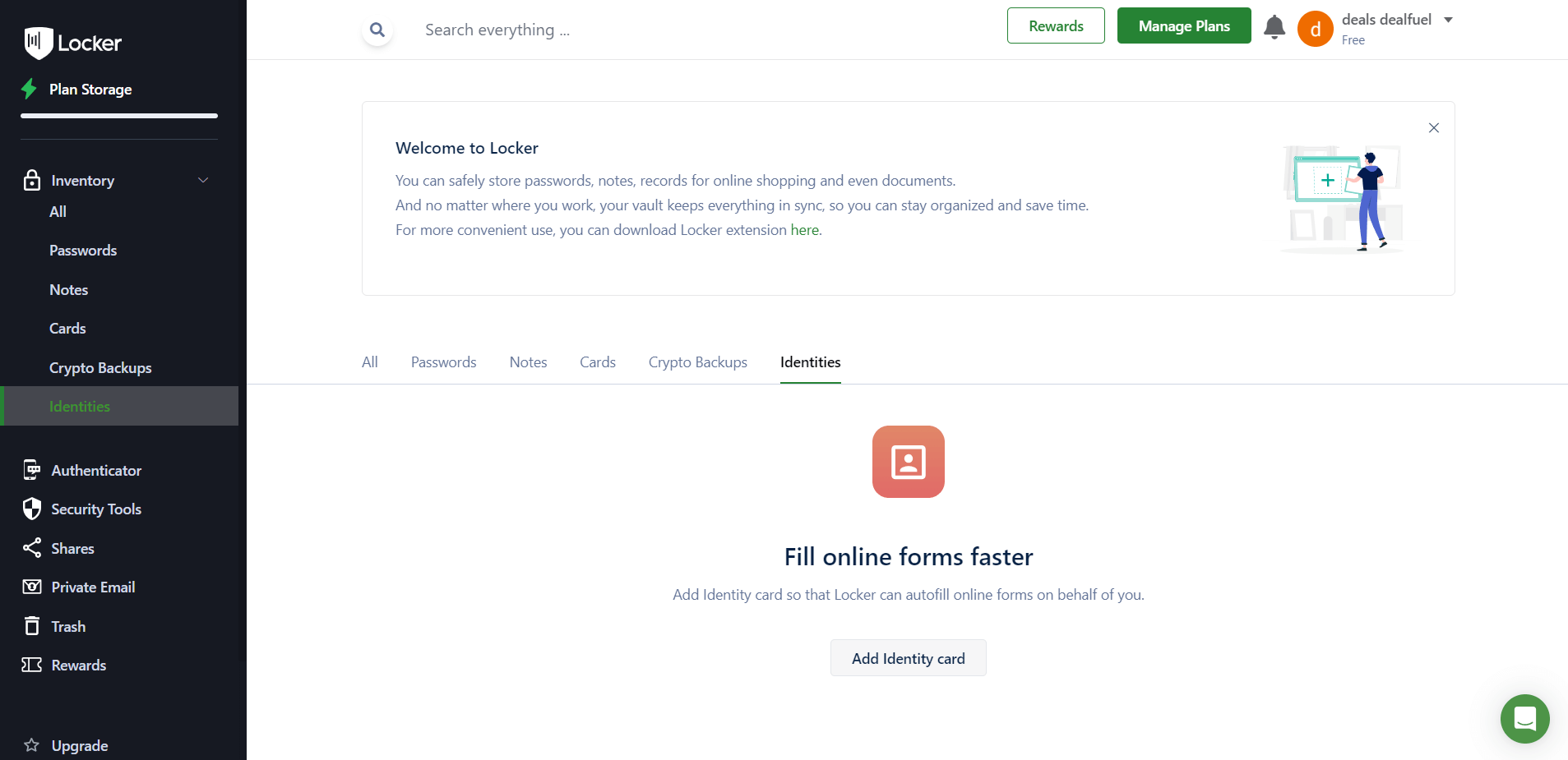 Form Fill Feature to identify and auto fill online forms faster