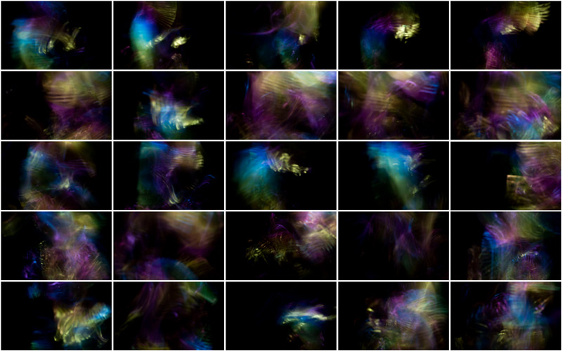 A backlit keyboard with RGB LEDs emitting a dazzling array of hues