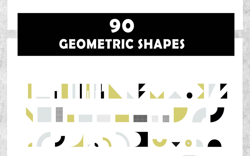 This image is a collage of thenvarious geometric shapes in the bundle.