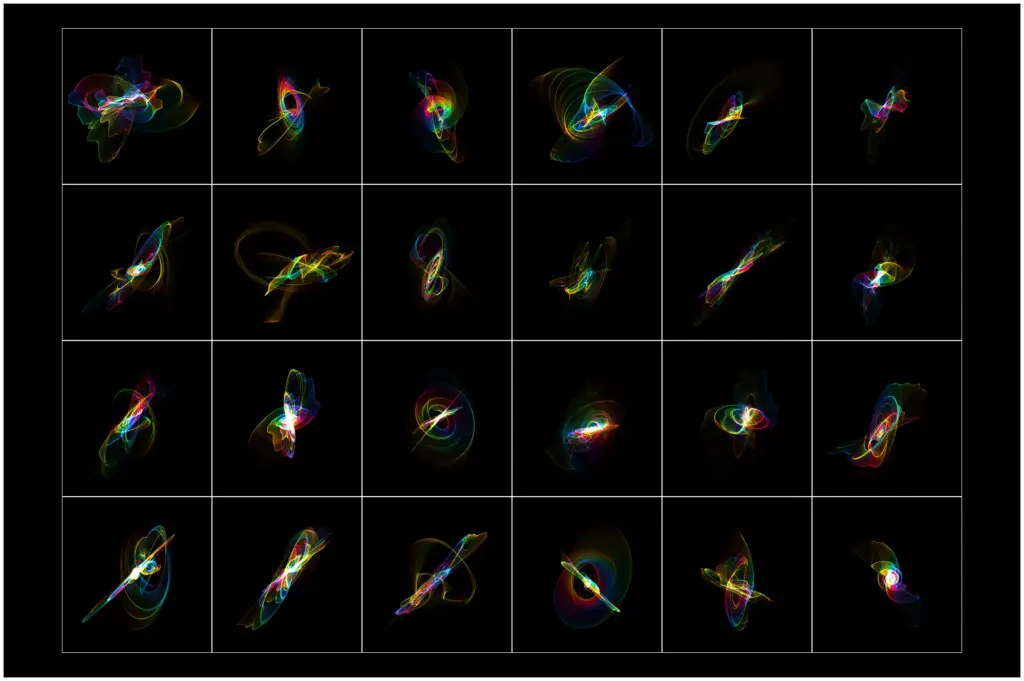A collage of captivating view of powerful and radiant supernovas in space
