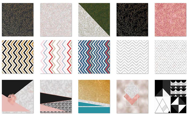 Zigzag lines vibrant backgrounds preview