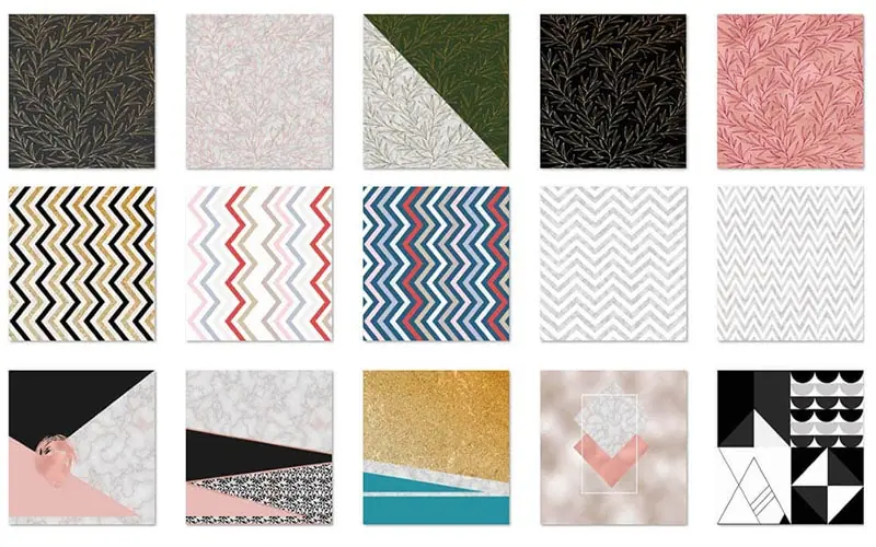 Zigzag lines vibrant backgrounds preview