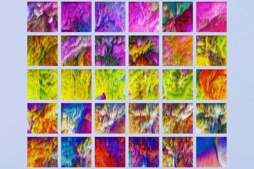 Artistic Depiction of Waterfalls in Beautiful Backgrounds