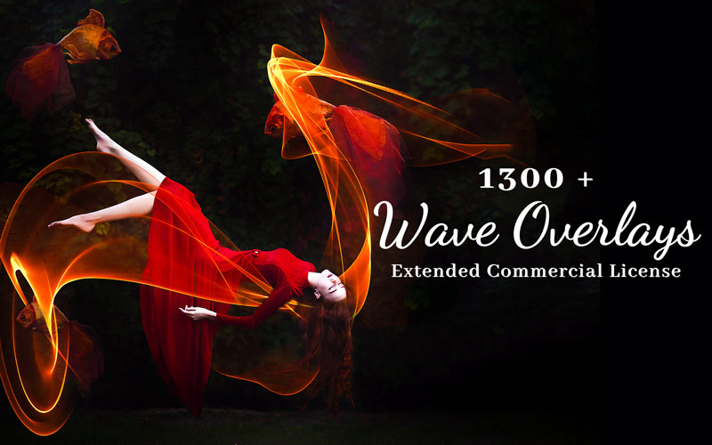 Feature Image of 1300+ Wave Overlays