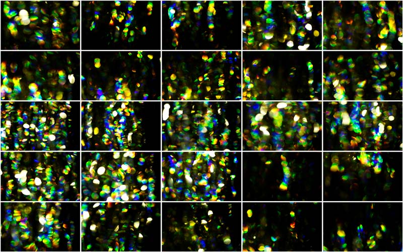 Artistic depiction of yellow hues in a mesmerizing pattern