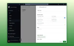 store payment and personal details using locker password manager tool