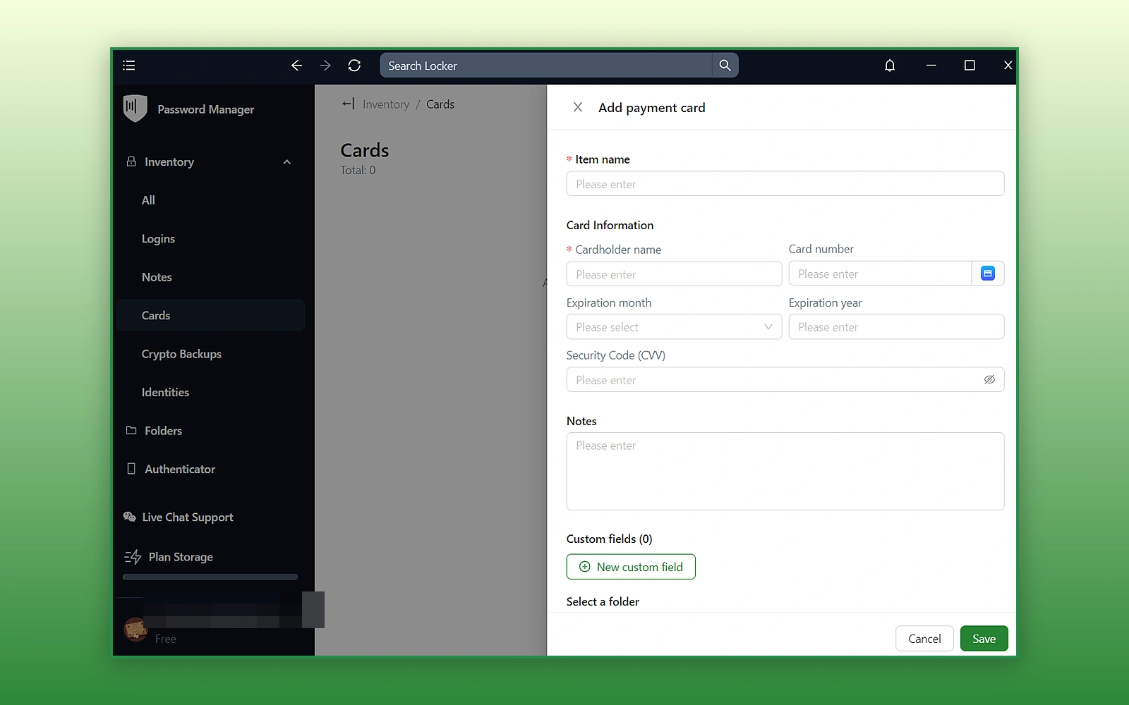 store-payment-details-locker-password-manager-tool