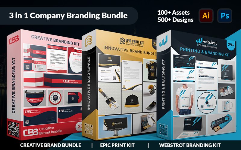 Feature-Image 3-in-1-Company-Branding resources Bundle