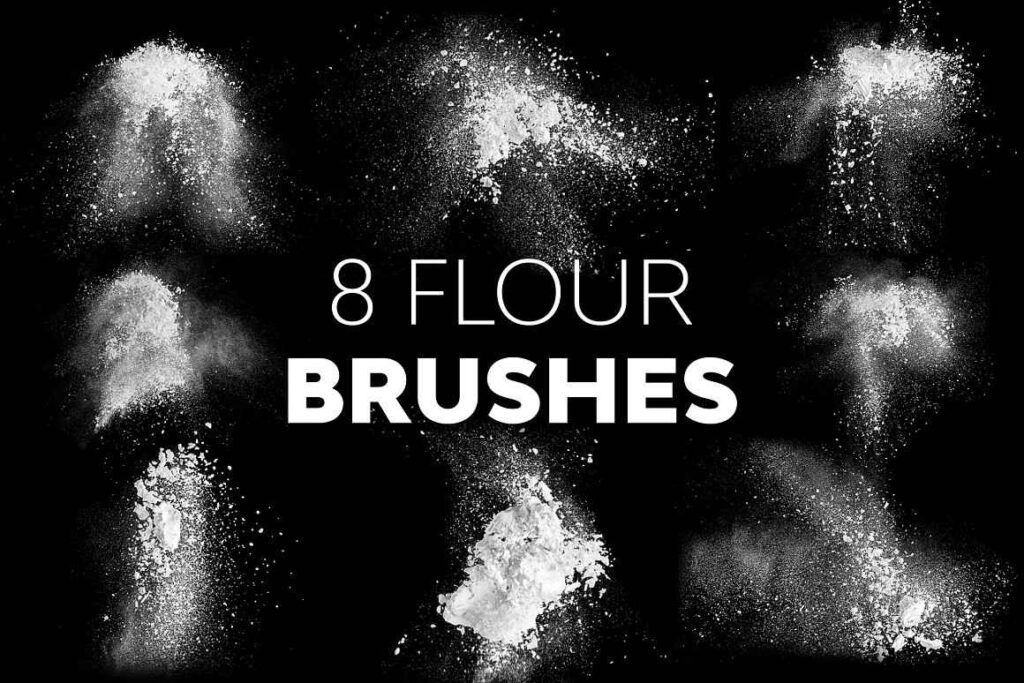 Flour brushes preview image.