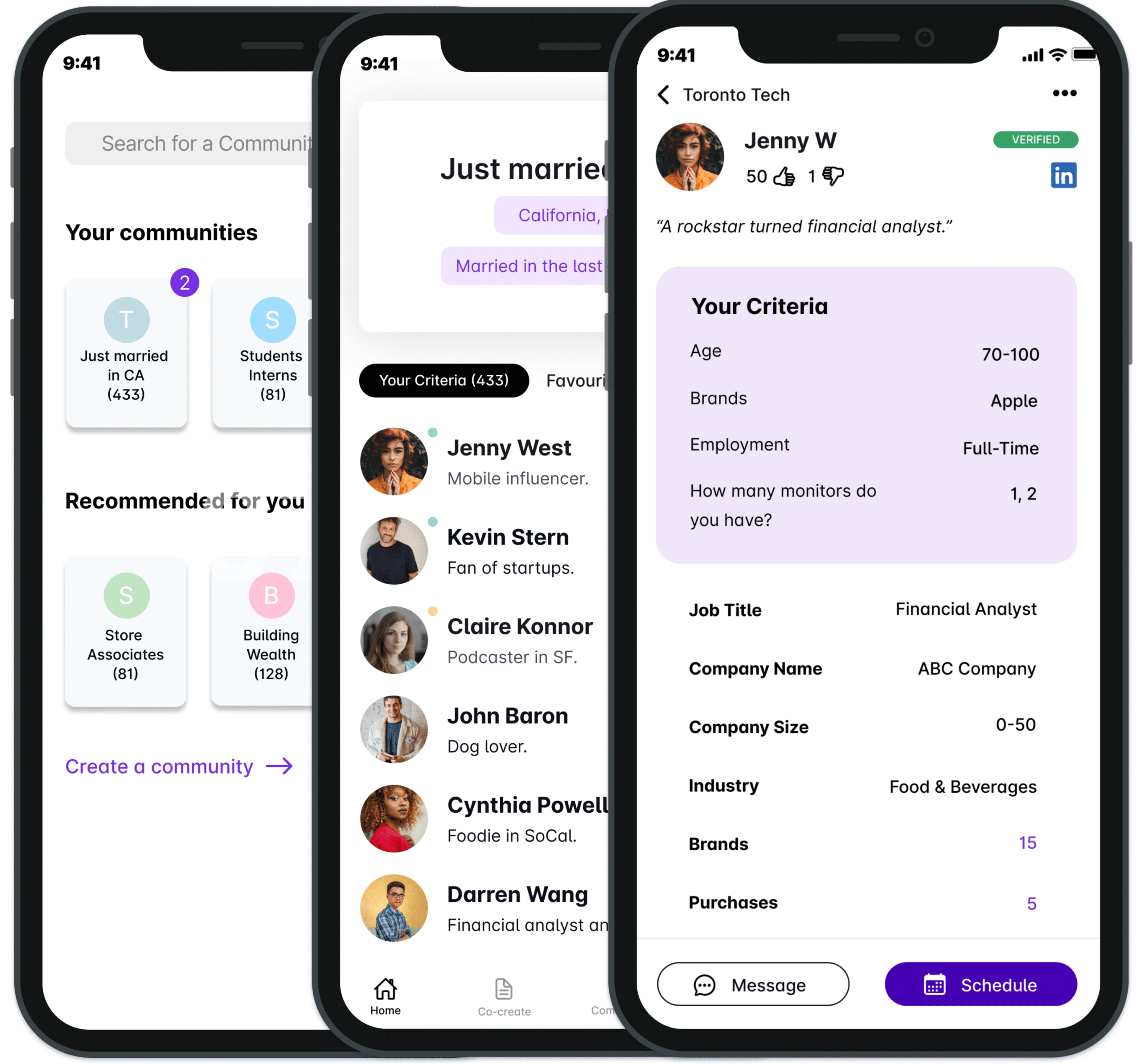 This image displays lightster's profiles preview