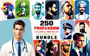 250 Men Different Professions PNG Images | Extended License